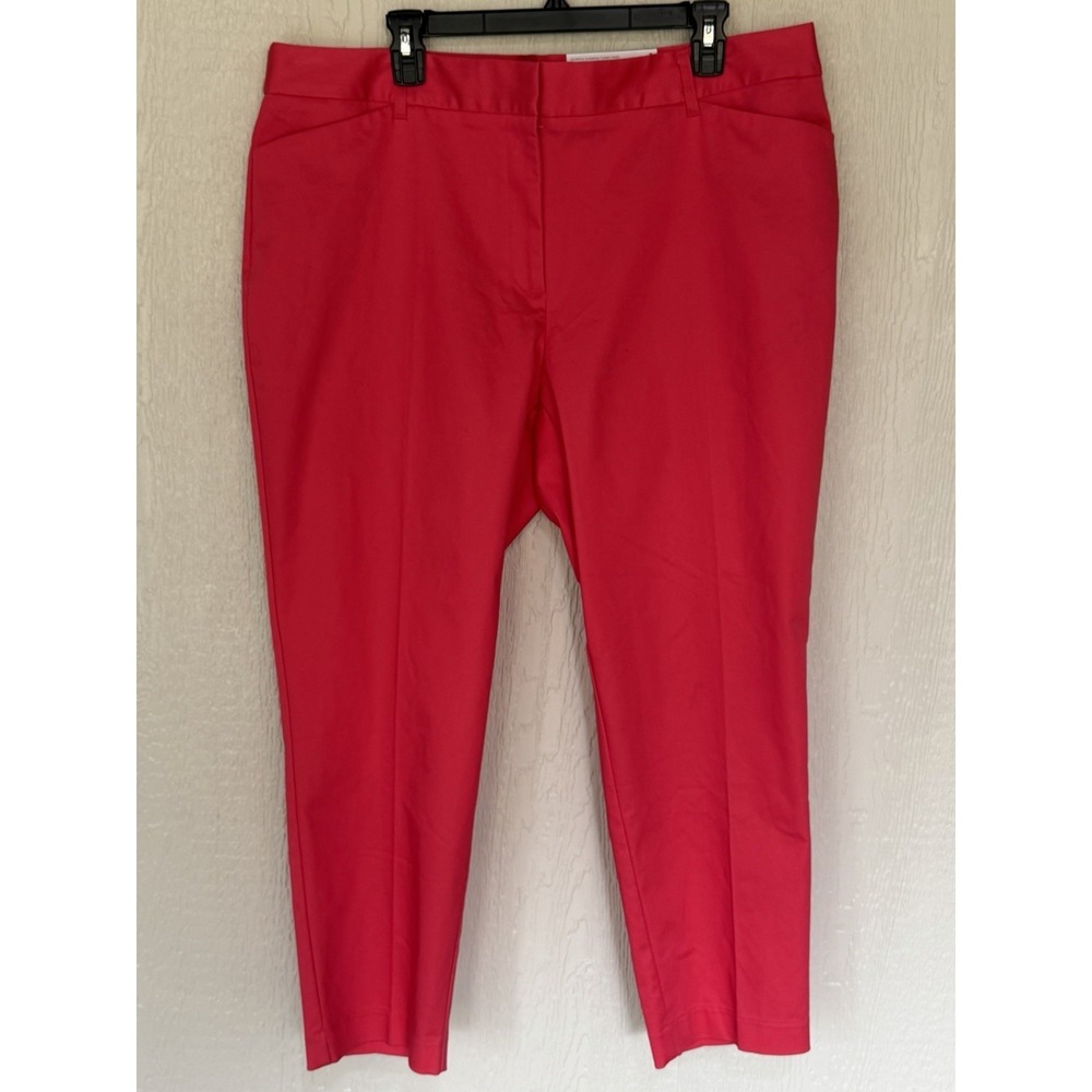 liz claiborne emma ankle pants 16W Casual Golf Coral/pink NWT's